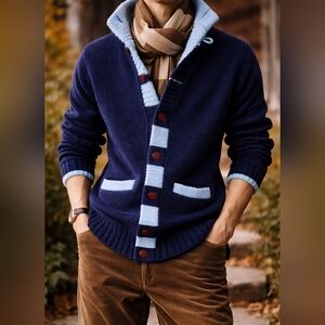 Vintage Tundra Canada chunky knit cardigan XL